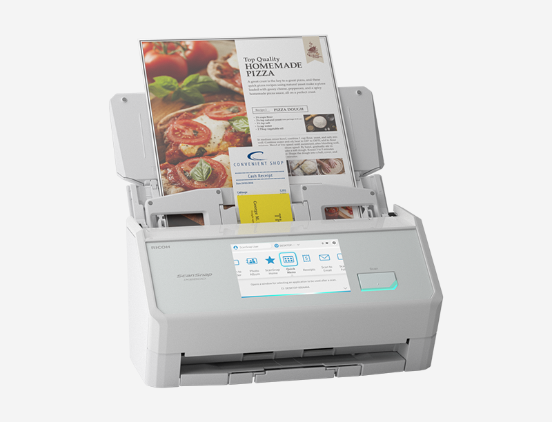 Ricoh/Fujitsu Scansnap IX2500 WiFi Document Scanner (A4, Duplex) 45PPM [PA03860-B111]