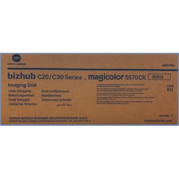 KONICA MINOLTA BIZHUB C20/C20P IU312 YELLOW DRUM A031-05J