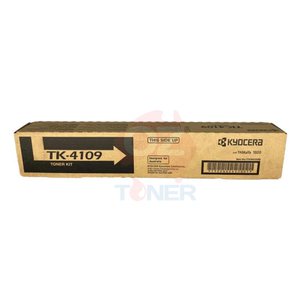Kyocera Genuine Tk-4109 Black Toner Cartridge For Taskalfa 1800 (15K) [Tk4109K] -