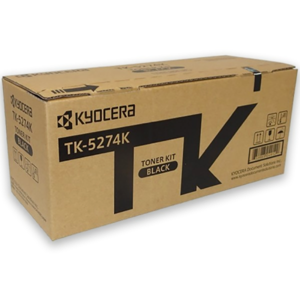 Kyocera Genuine Tk-5274 Black Toner Cartridge For M6230Cdn/M6230Cidn/M6630Cidn (8K) [Tk5274K] -