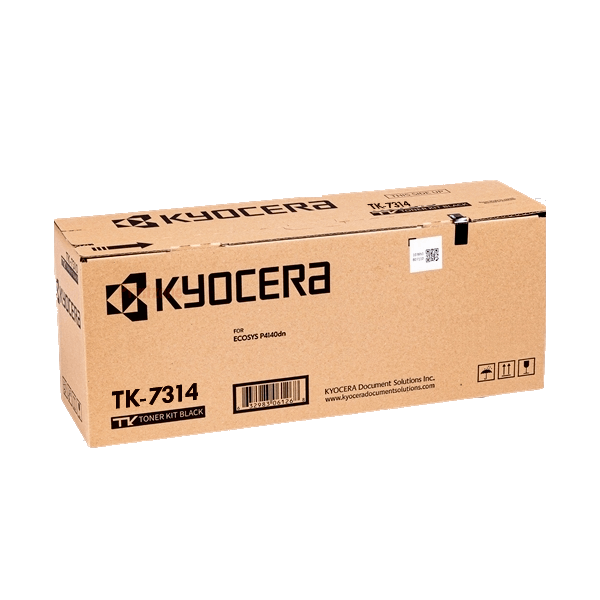 Kyocera Genuine Tk-7314 Black Toner Cartridge For P4140/P4140Dn (15K) [Tk7314K] -