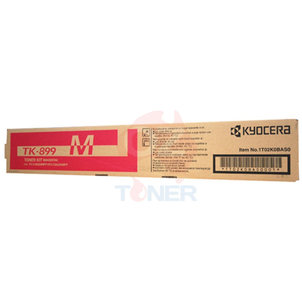 Kyocera Genuine Tk-899M Magenta Toner Kit For Fs-C8020/C8025/C8520/C8525 Mfp (6K) [Tk899M] Cartridge