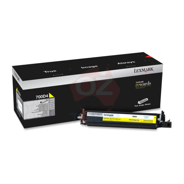 Lexmark Genuine 700D4 YELLOW Developer Unit> CS310/CS410/CS510/CX410 P/N:70C0D40