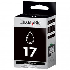 Genuine Lexmark #17 Black Ink Cartridge for Z605/Z615/X1140/X1150/X1185/X2250/Z513/Z515/X75 [10N0217A]