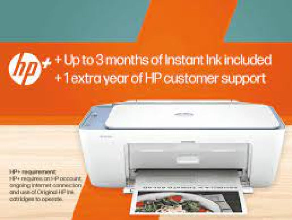 *New!* Hp Deskjet 2820E All-In-One Mfp Wi-Fi Printer + Airprint Instant Ink Enabled [588L1A] Inkjet