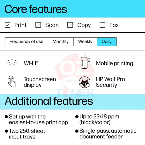 *New!* Hp Officejet Pro 9730E Wide Format All-In-One Printer Instant Ink Enabled + Wi-Fi + Dual