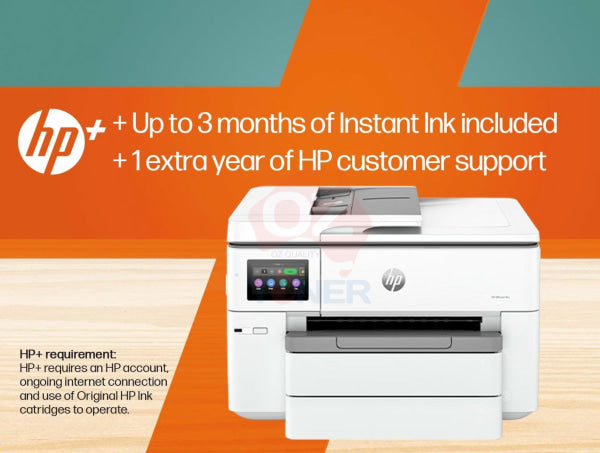 *New!* Hp Officejet Pro 9730E Wide Format All-In-One Printer Instant Ink Enabled + Wi-Fi + Dual