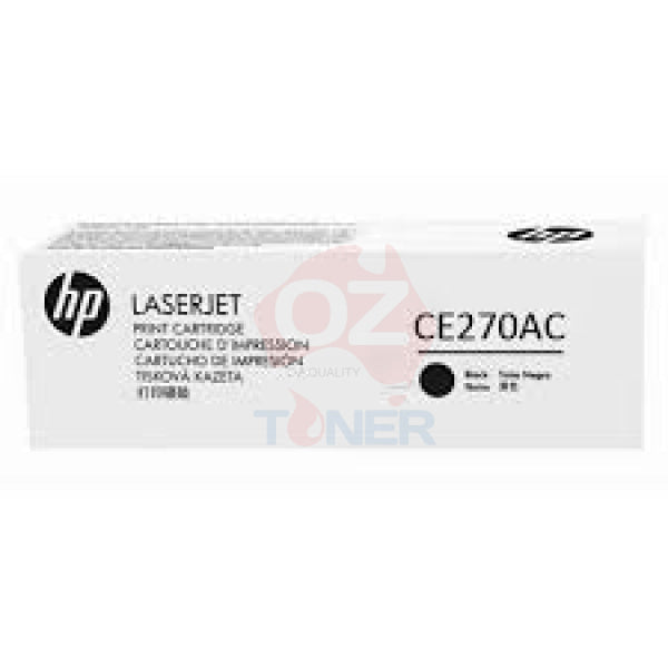 *Open Box* Genuine Hp #650A Black Toner Cartridge For Color Laserjet Cp5520 M750Dn [Ce270A] -