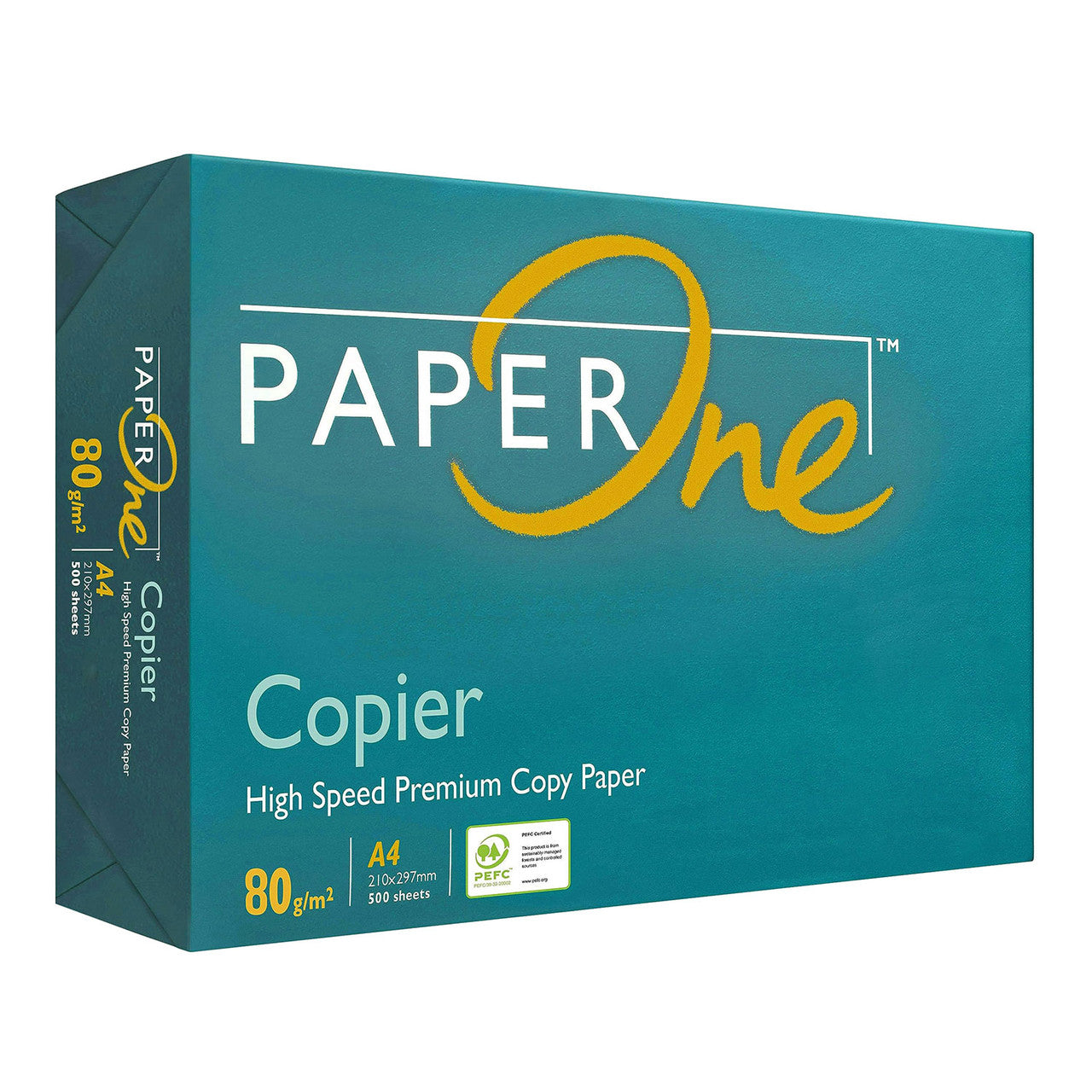 PaperOne Copier Paper A4 80gsm White Premium Copy Paper 5 Reams Carton