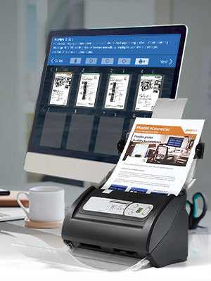 Plustek PSD300 Plus Document Scanner 30ppm ADF with Cloud & Barcode Recognition