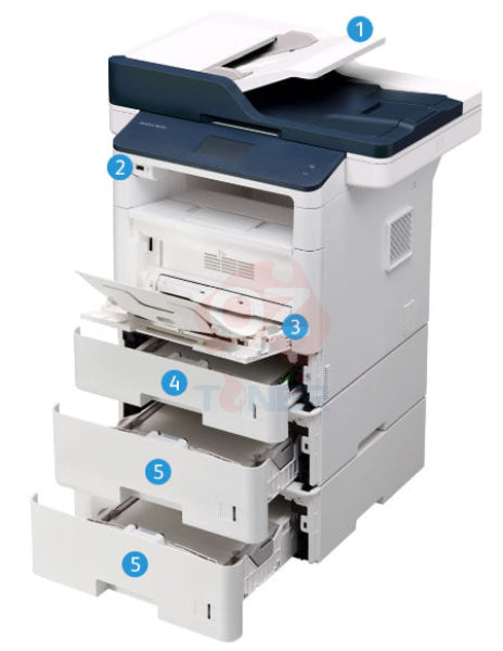 *Clear!* Fuji Xerox Docuprint M375Z 4-In-1 Wireless Mono Laser Multifunction Printer+Touchscreen