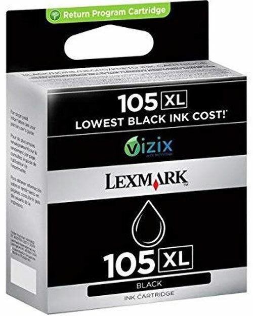 Lexmark Genuine #105XL High Yield Black Ink Cartridge for Pro805 / Pro901 / Pro905 [14N0822AAN]