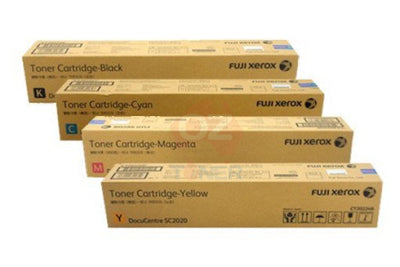 *SALE!* 4x Pack Genuine Fuji Xerox DocuCentre SC2022 Toner Set (12.5K/14.4K) [SC2020RC]