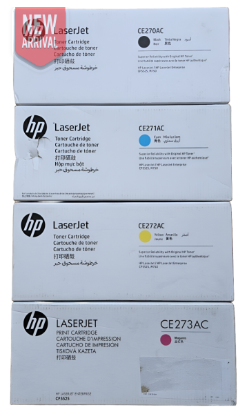 *Sale!* 4X Pack Genuine Hp #650A C/M/Y/K Toner Cartridge Set Ce270Ac Ce271Ac Ce272Ac Ce273Ac -