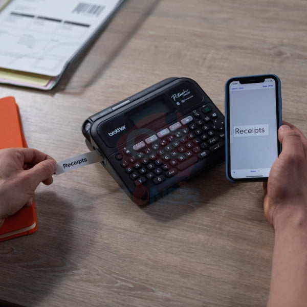 *Sale!* Brother Pt-D460Bt Sp Desktop Direct Thermal Labeller (Label Maker Machine) Label Printer