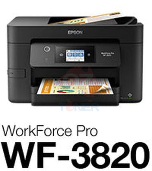 *Sale!* Epson Workforce Pro Wf-3820 Colour A4 Multifunction Mfp Inkjet Printer #812 Ink