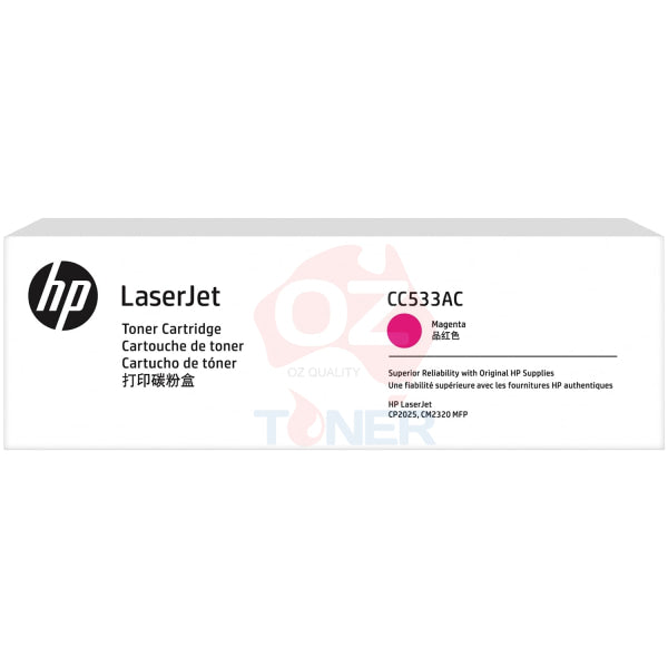 *Sale!* Genuine Hp #304A Magenta Toner Cartridge For Color Laserjet Cm2320Fxi Mfp/Cp2025 Cc533A