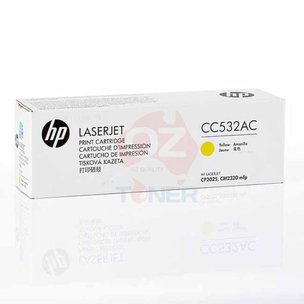 *Sale!* Genuine Hp #304A Yellow Toner Cartridge For Color Laserjet Cm2320Fxi Mfp/Cp2025 Cc532A