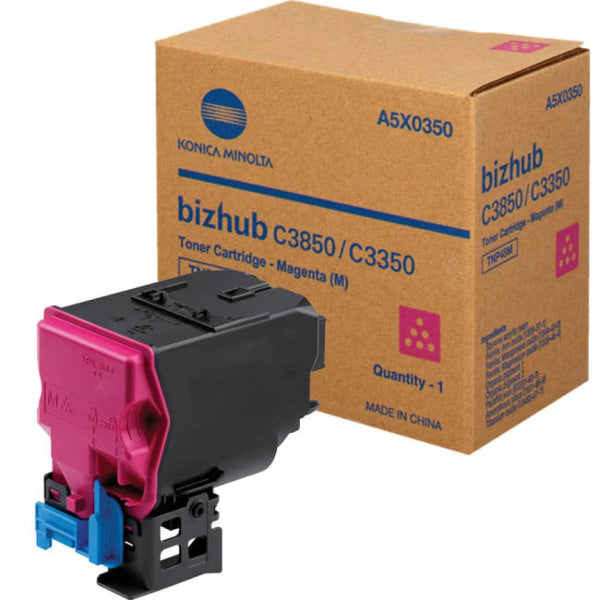 *Sale!* Genuine Konica Minolta Bizhub C3350 C3850 Magenta Toner Cartridge Tnp48M [A5X0390] -