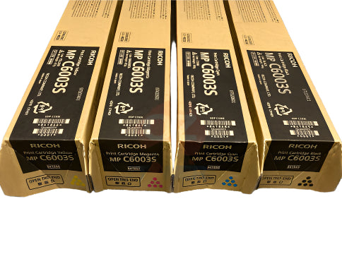 *Sale!* Genuine Ricoh Mp-C6003S Set Of 4X Toner Cmyk [841865-841868] Cartridge -