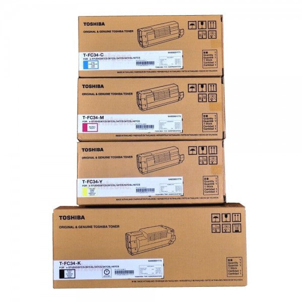 *Sale!* Genuine Toshiba E-Studio 347Cs 347Csi 407Cs Black Toner Cartridge 15K/11.5K [Tfc34-Set] -