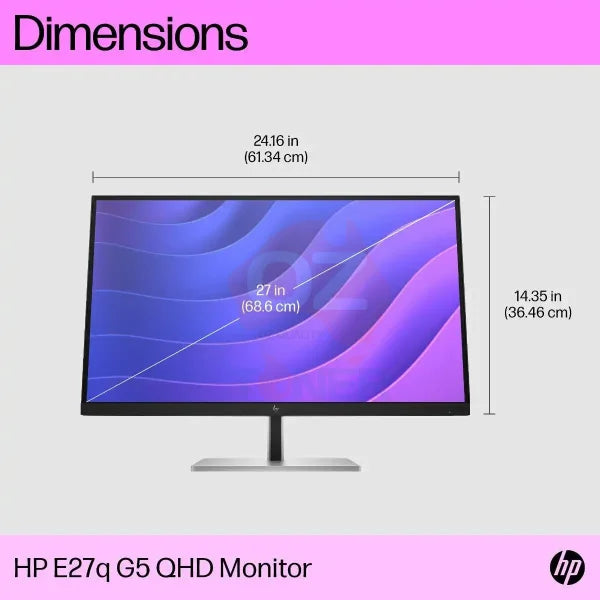 *Sale!* Hp E27Q G4 27 Qhd Anti-Glare Ips Monitor 9Vg82Aa [L97436-003]