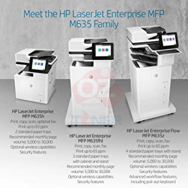 *Sale!* Hp Laserjet Enterprise Mfp M635Fht All-In-One Mono Laser Printer 65Ppm [7Ps98A]