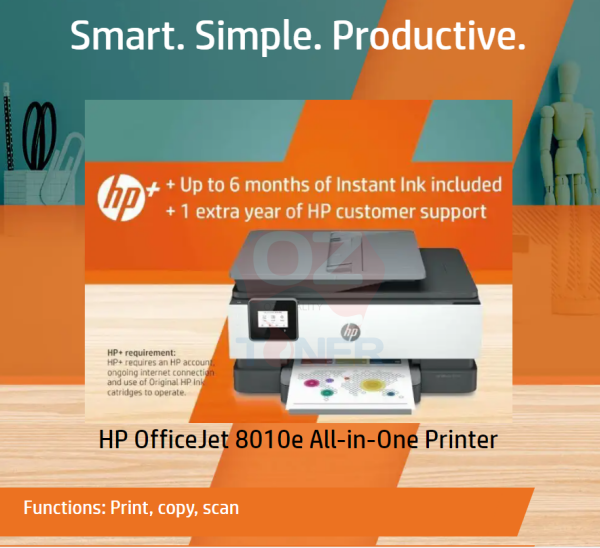 Hp Officejet 8010E Aio Printer [228G2D] Inkjet Colour Multi Function