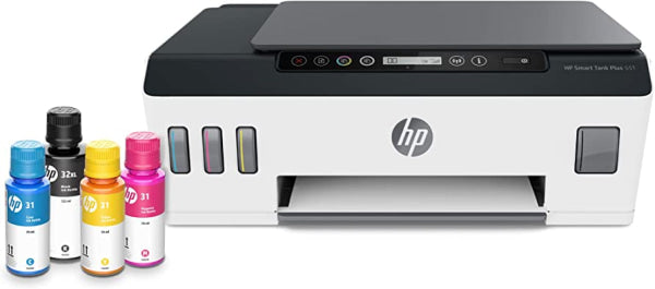 Hp Smart Tank Plus 551 All-In-One Ink Printer. Cartridge-free printer