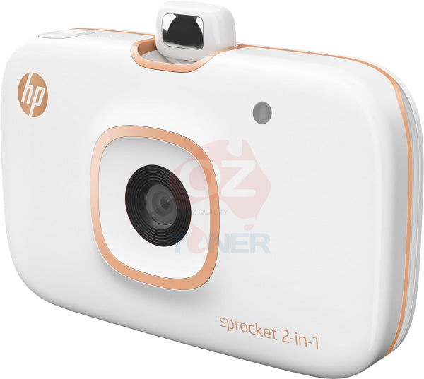 *Sale!* Hp Sprocket 2-In-1 Instant Camera + Zink Portable Bluetooth Photo Printer White [2Fb96A]