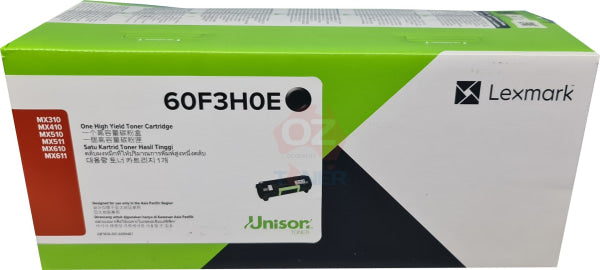 *Sale!* Lexmark Genuine 60F3H0E Black Hy Toner For Mx310/Mx410De/Mx51De/Mx610De #603H (10K) 603H