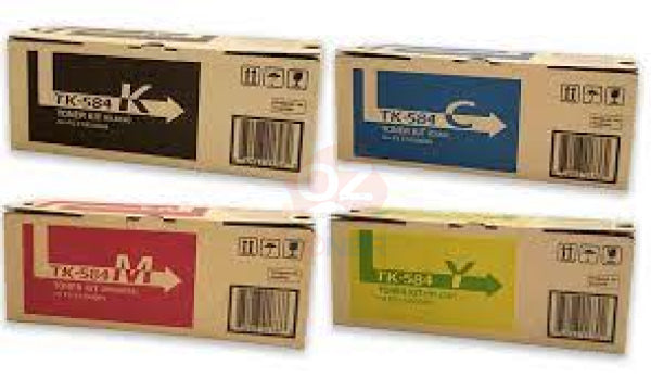*Special!* 4X Pack Genuine Kyocera Tk-584C/M/Y/K Toner Cartridge Set For Fsc5150Dn P6021Cdn (3.5K) -
