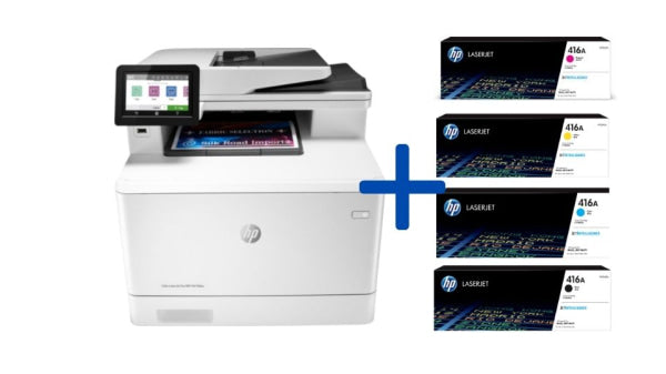 *Special Bundle* Hp Laserjet Pro M479Fdw Color Laser Wireless Mfp Printer+Bonus: Extra 416A Toner