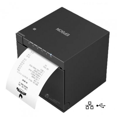 *NEW!* Epson TM-M30III-202 Ethernet/USB Square Receipt Printer BLACK [C31CK50202]