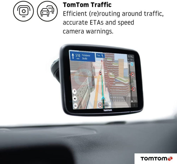 Tomtom Car Sat Go Discover 7 Wi-Fi Gps Navigation System+Hands Free Calling+World Maps+Update